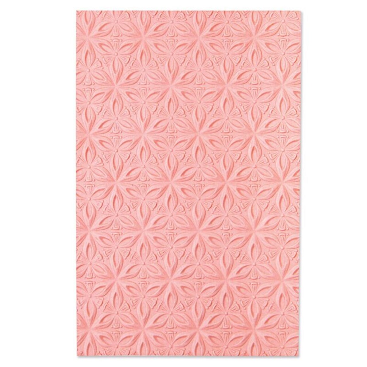 Geometric Flowers 3-D Textured Impressions Embossing Folder - Sizzix